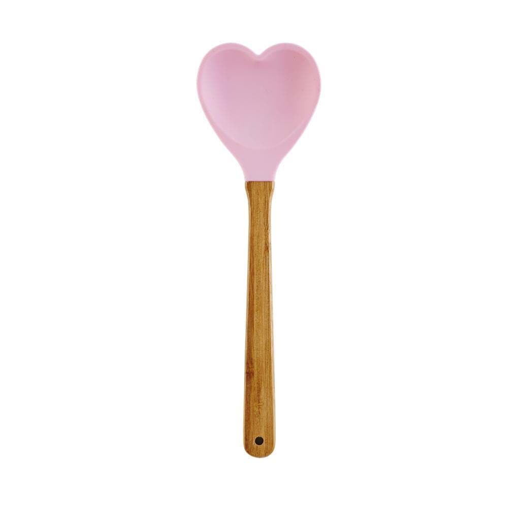 Silikon Spatula - Kalp | Pembe resmi